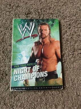 WWE Night of Champions Green Teal Wrestler Cover Paperback